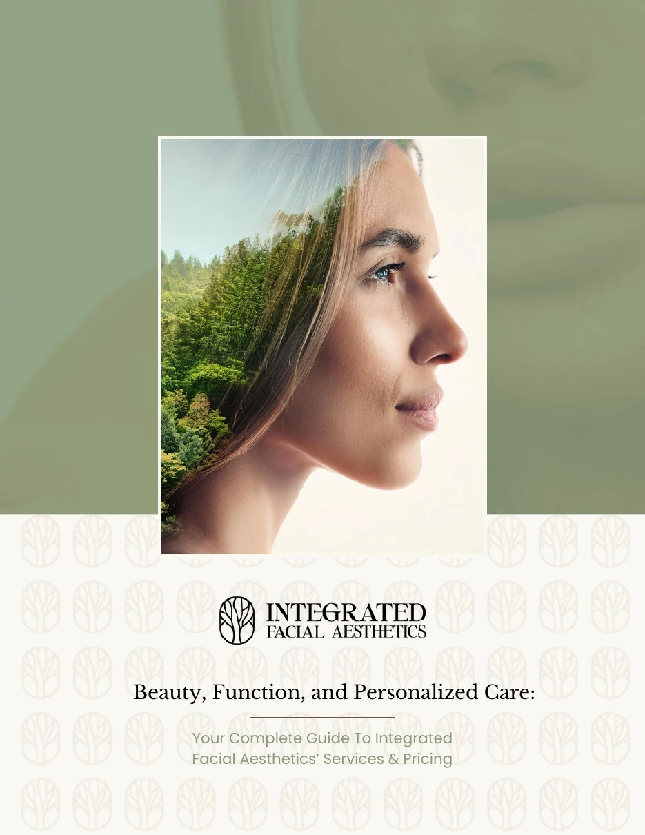 Integrated Facial Aesthetics Services and Pricing Guide cover